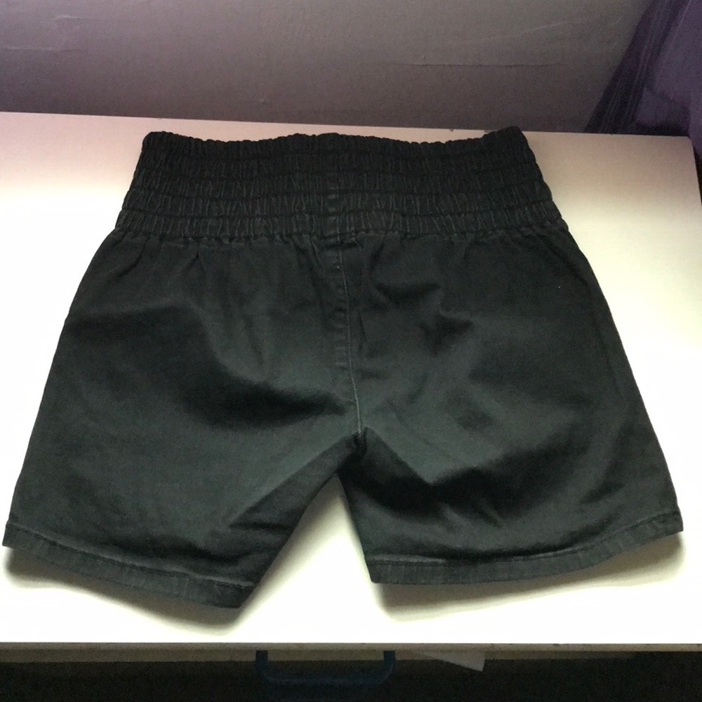 Black high waisted shorts